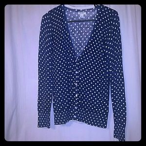 Old Navy polka dot cardigan