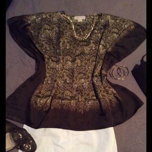 MICHAEL KORS blouse size S/M like new