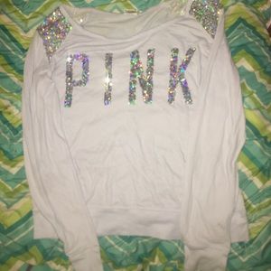 Pink Victoria's Secret Long Sleeve T-Shirt