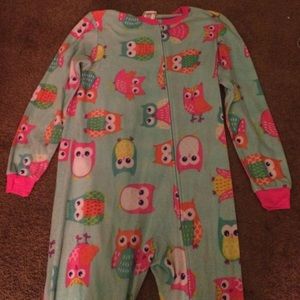 children's large owl onesie