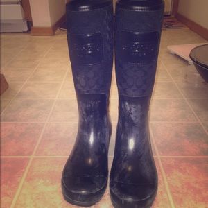 Coach Rain boots