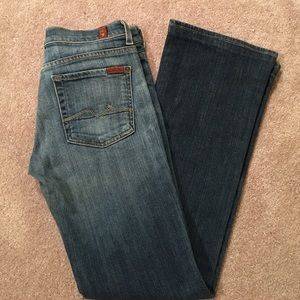 7 for all mankind boy cut jeans in size 27