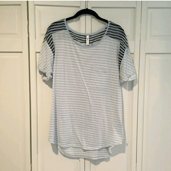 RCVA blue striped tee - Picture 2 of 4