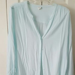 Light blue blouse