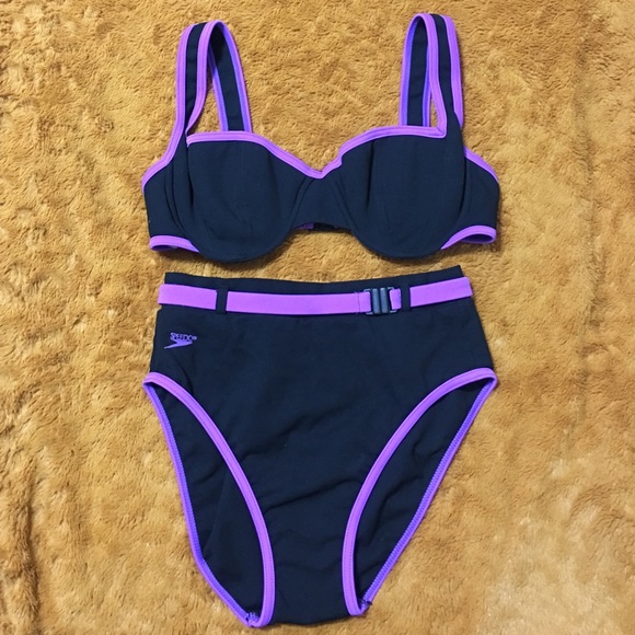 speedo high waisted bikini