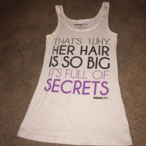 a white mean girls tank top