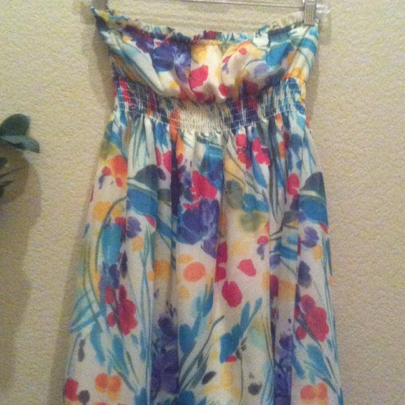 Tube top dress