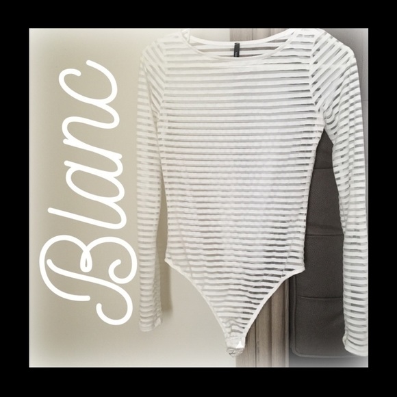 White Mesh Top