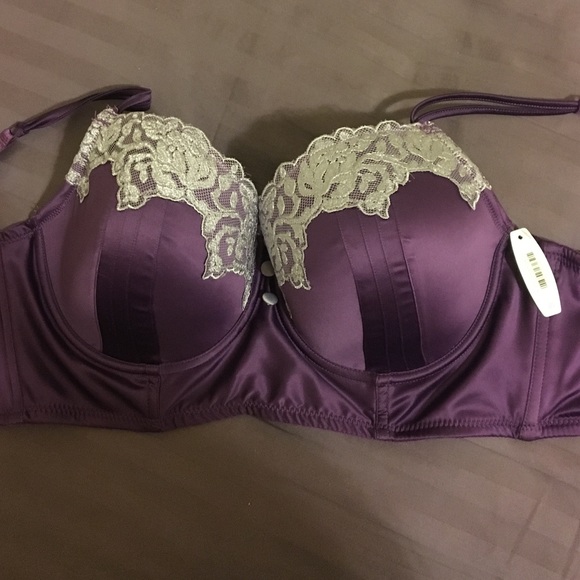 AdoreMe Purple Lace push up bra. BRAND NEW!!