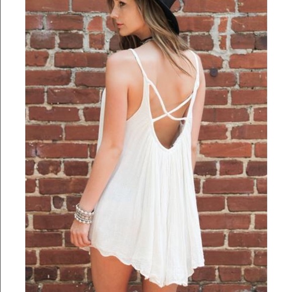 Jen's Pirate Booty white cotton dress