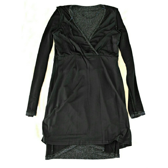 Sparkly Asymmetrical Jersey Bodycon Mini Dress - Picture 3 of 4