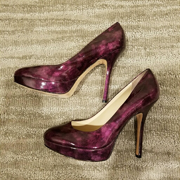Joan & David Purple Heels