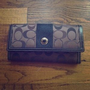 Brown Coach wallet