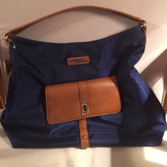 Navy blue purse