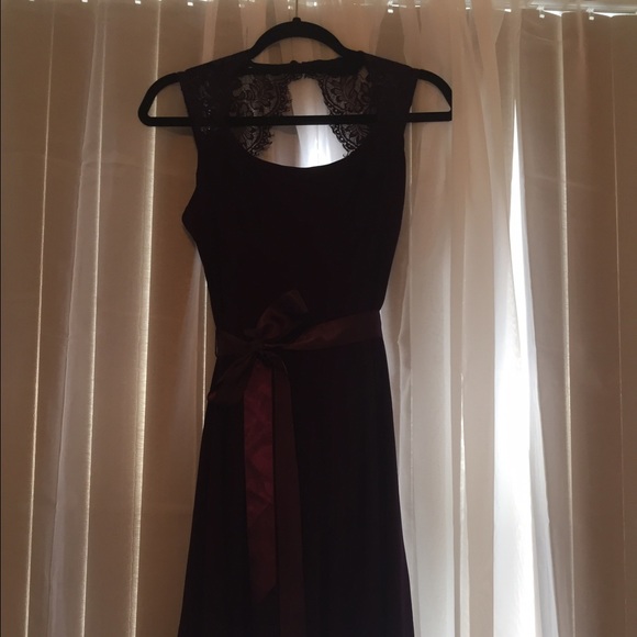 Lacy back dress