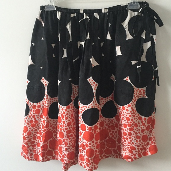 Unite la redoute Dresses & Skirts - Unite silk dot skirt (machine washable)