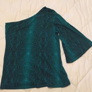 Victoria's Secret emerald snakeskin top