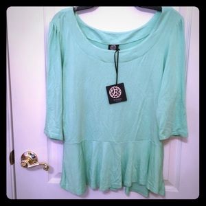 Mint Skirted Blouse