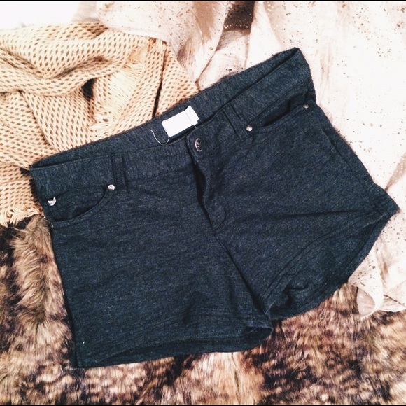 Jersey Cotton Dark Grey Shorts