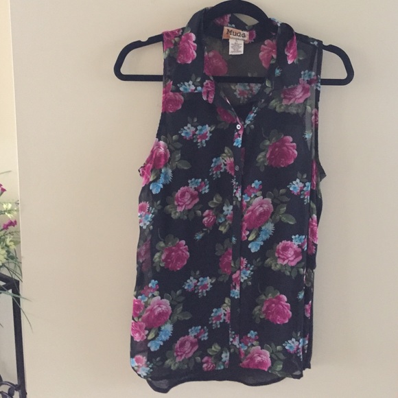 Flowered blouse