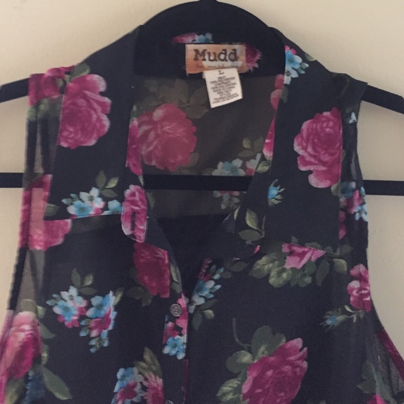 Flowered blouse - Picture 3 of 3