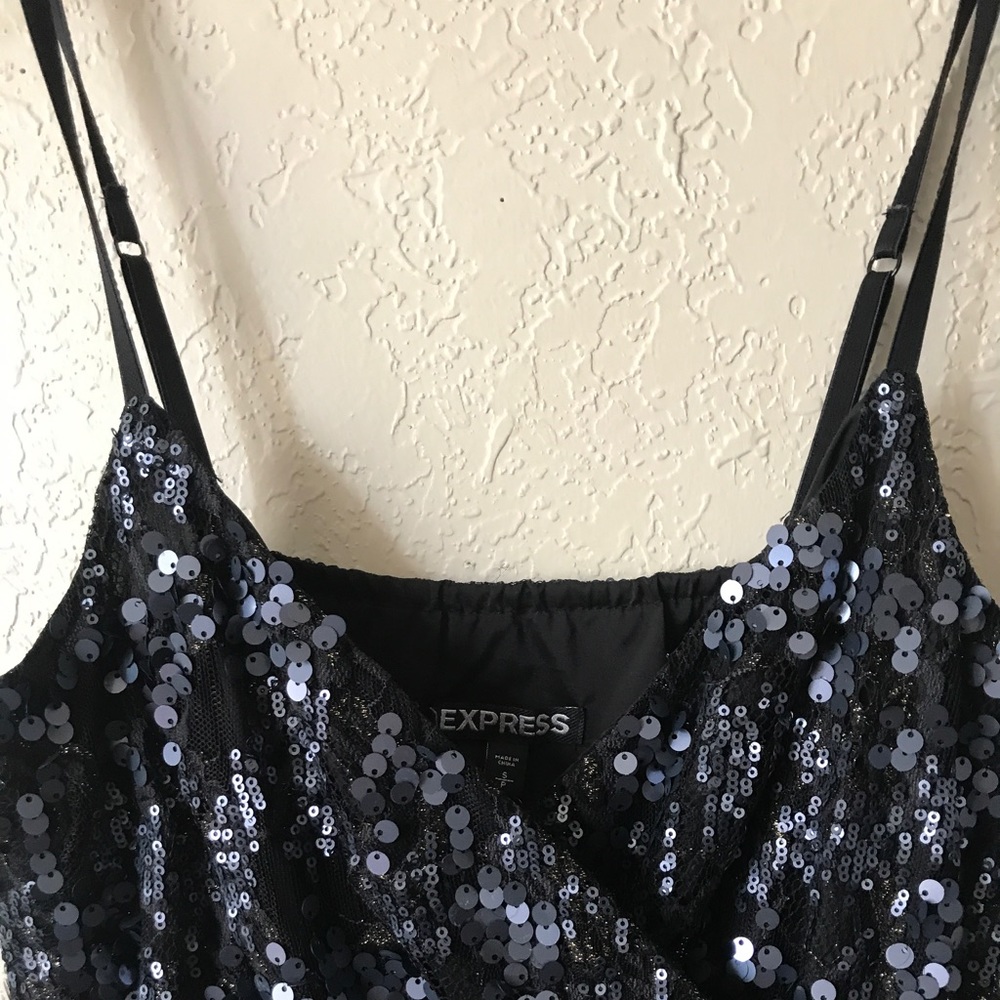 Express Sequenced Mini Dress, S - Picture 6 of 6