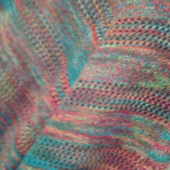 A Multicolored hand crocheted Blouse - Picture 2 of 4