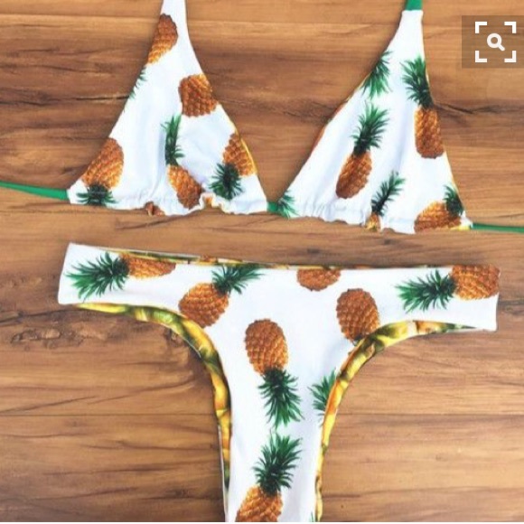 pineapple bikini BOTTOMS