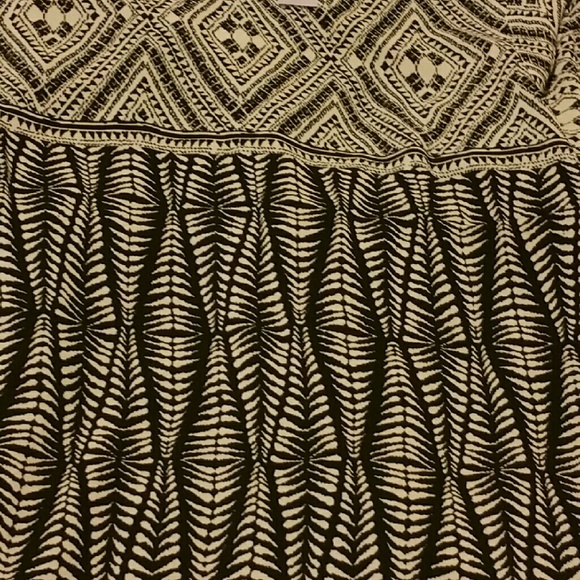 Black and white dress