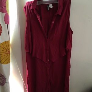 H&M Maroon Tank Dress