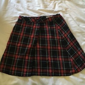 Tartan skirt