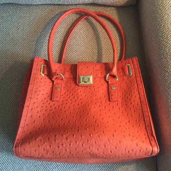 Banana republic ostrich purse