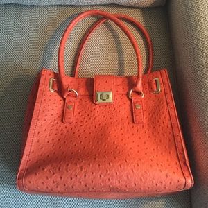 Banana republic ostrich purse