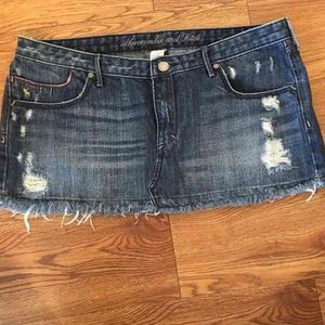 Abercrombie and Fitch distressed skirt