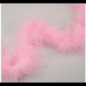 Pink Nike Faux Fur Slides