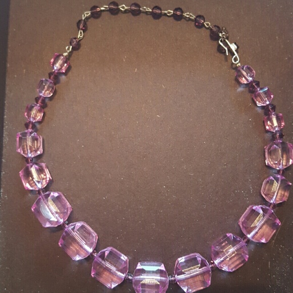 Tarina Tarintino lucite necklace