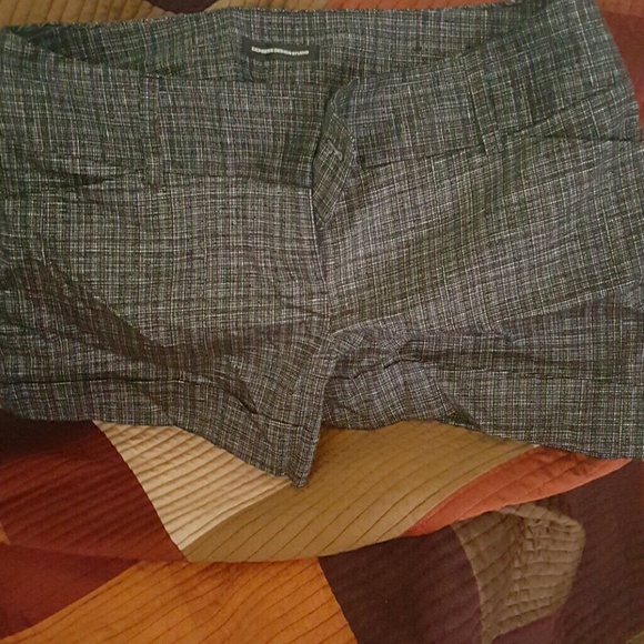 Black n white dress shorts