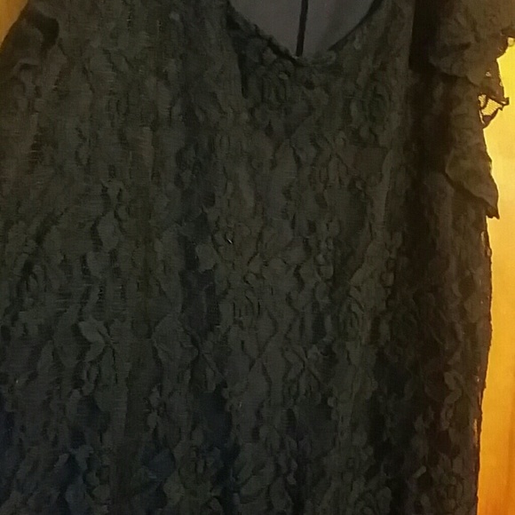 Blue lace top - Picture 2 of 2