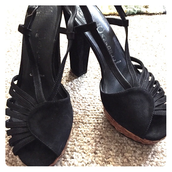 Beautiful platform slingback heels