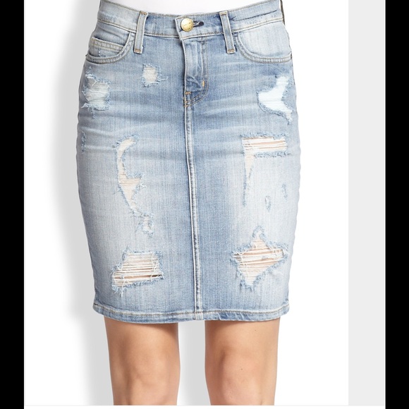 Current Elliott distressed denim as seen on Kim K