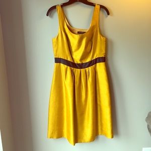The Limited- Mustard yellow cocktail dress
