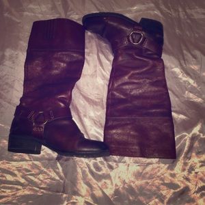 Lucky Brand Burgundy Boots