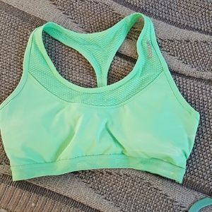 Reebok sea green sports bra