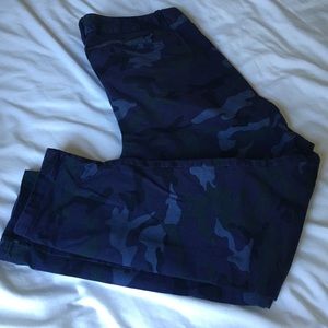 Gap navy camo pants