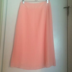 JCrew NWT midi pleated skirt