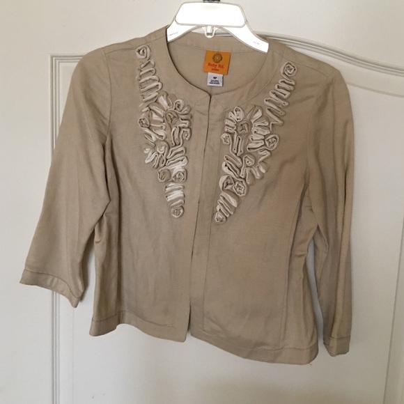 Ruby Rd Linen Jacket - Picture 1 of 3