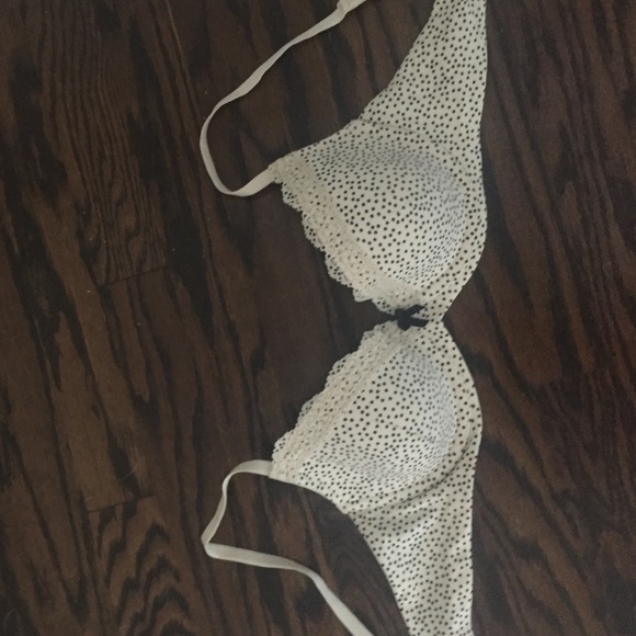 Barely used polka dot bra