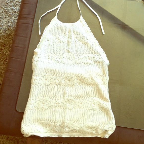 Guess knit halter top!