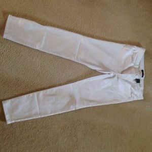 White Low Rise Jeggings