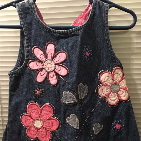 Faded Glory 12M infant floral jumper.